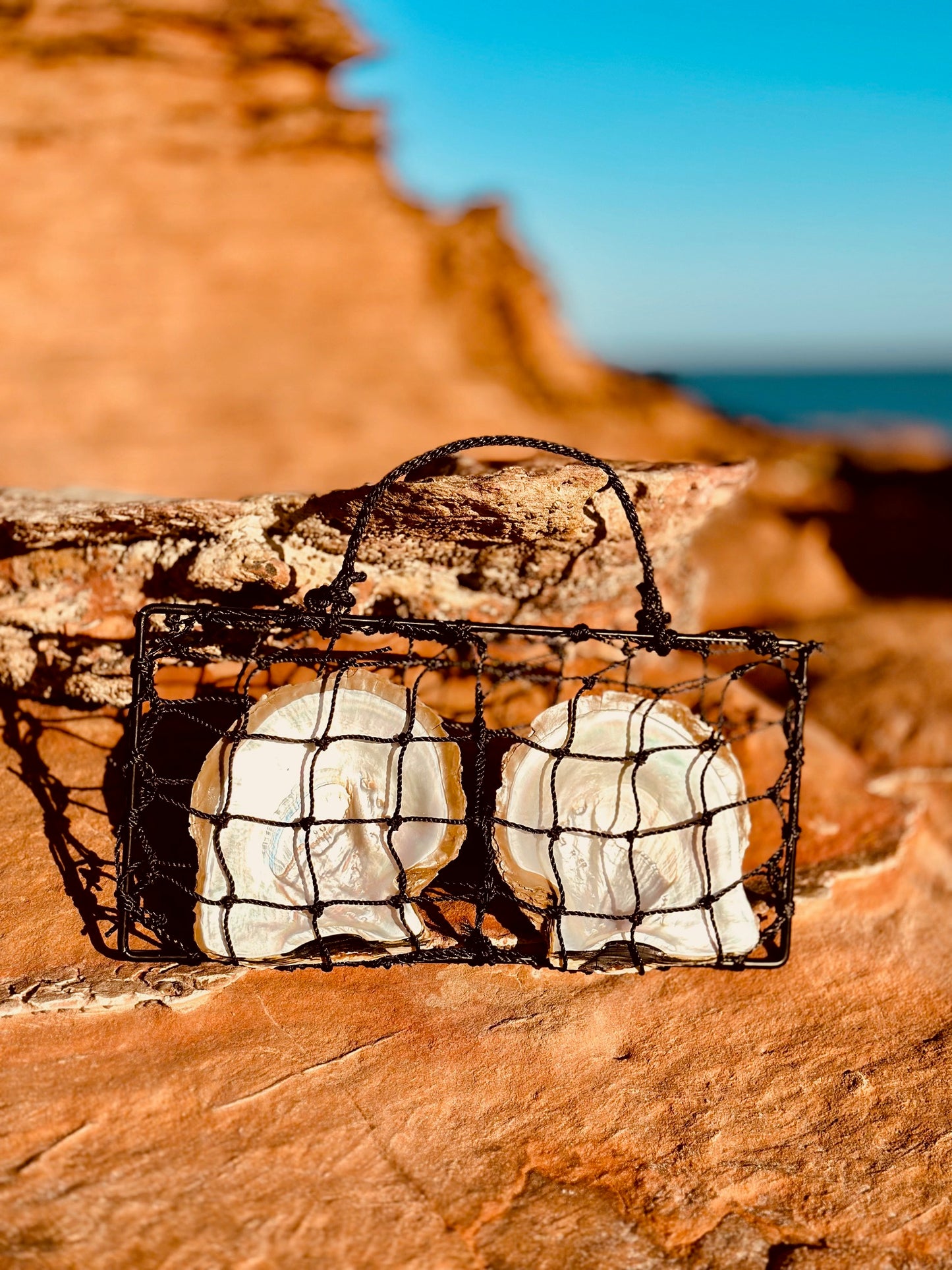 2 pocket pearl shell panel