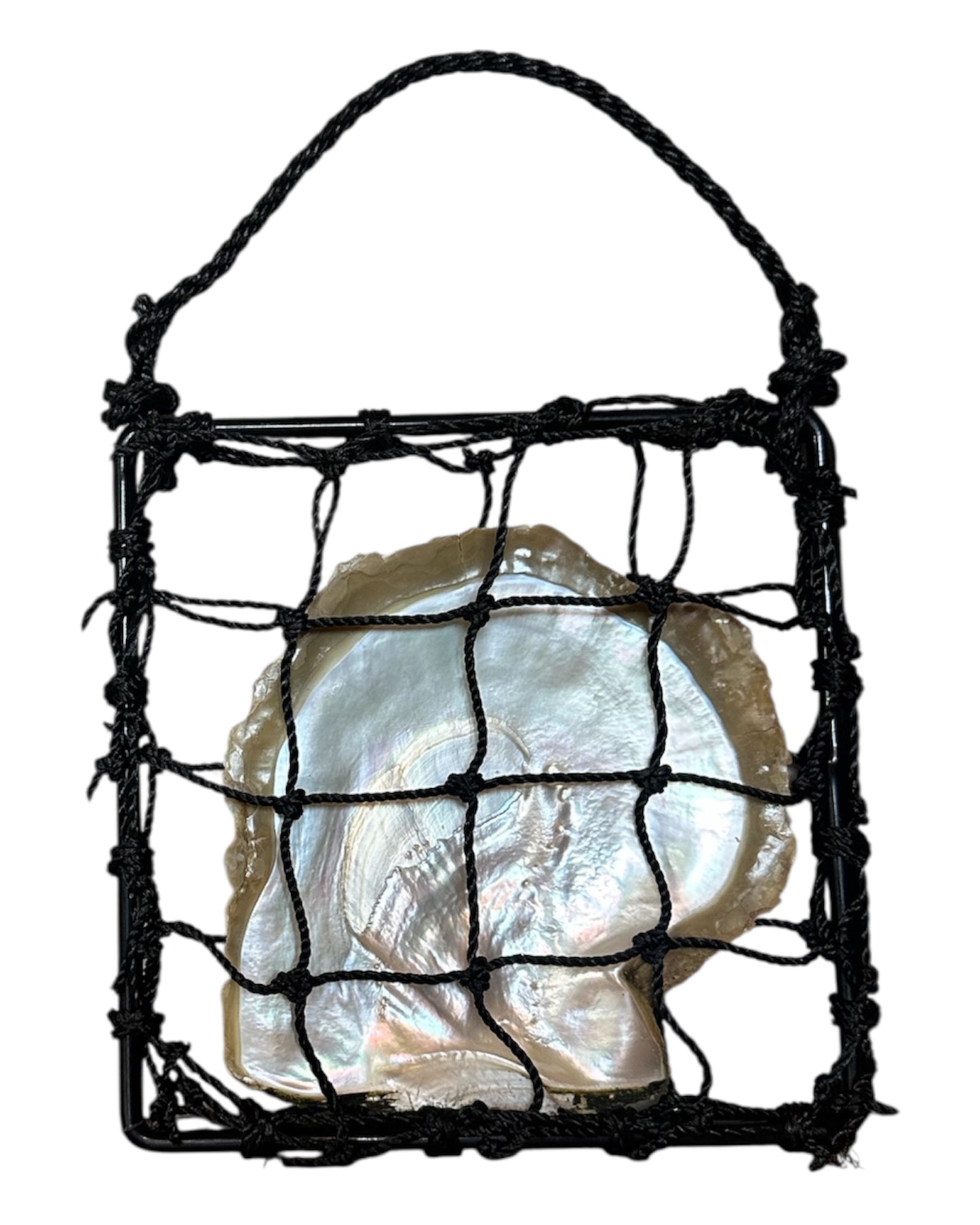 Single pocket pearl shell panel