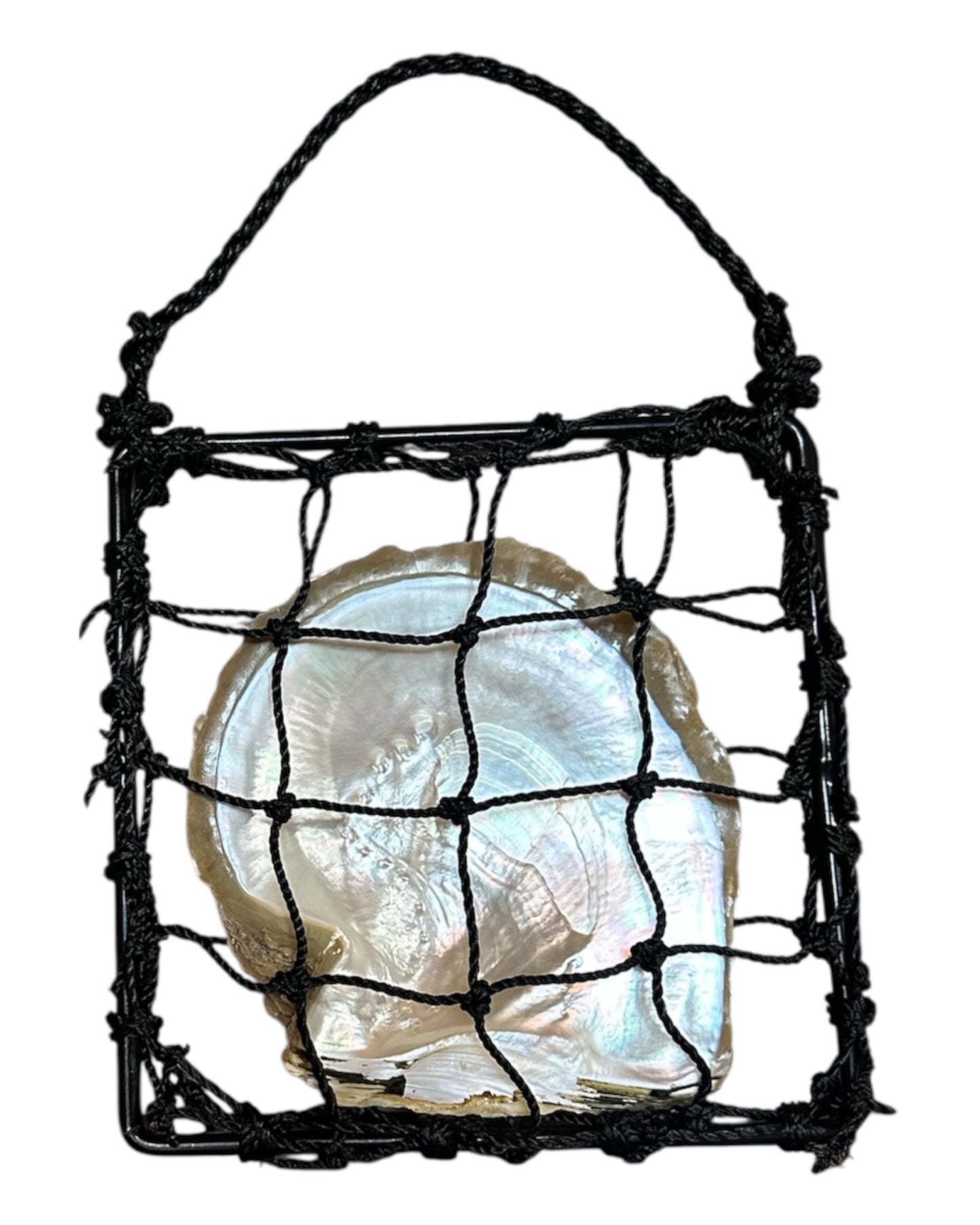 Single pocket pearl shell panel