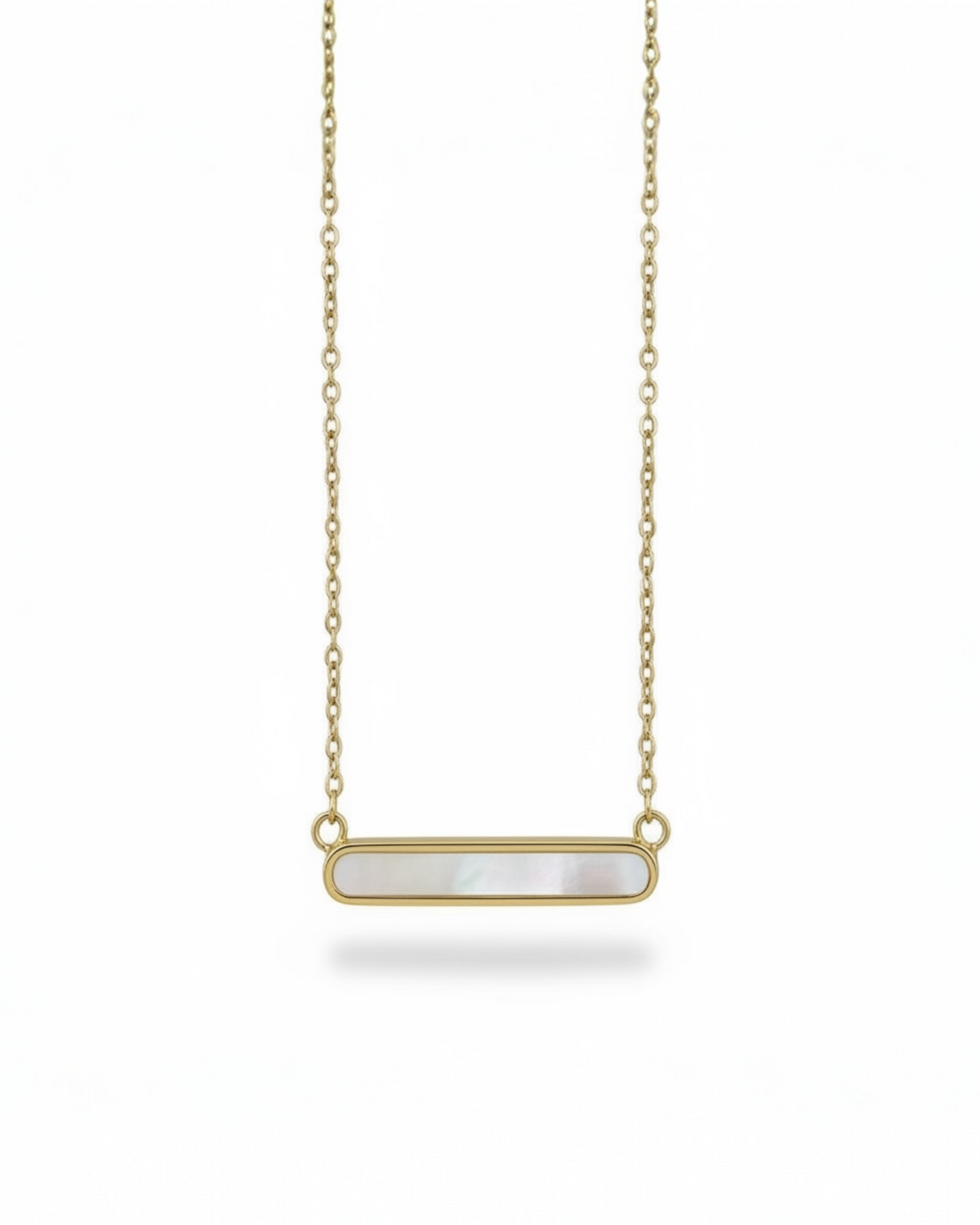 Mother of Pearl Bar Necklace