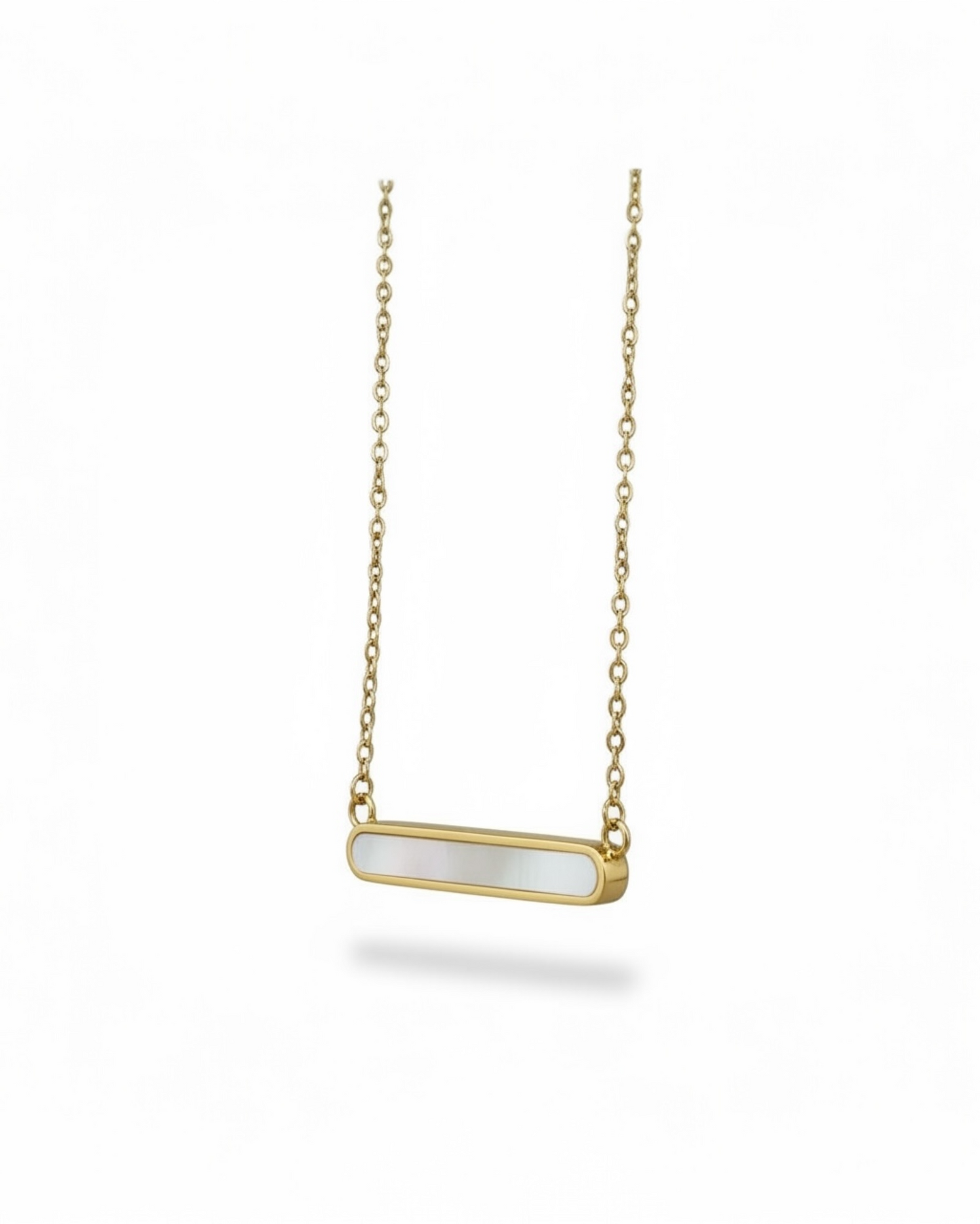Mother of Pearl Bar Necklace